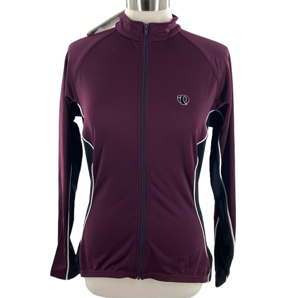Pearl Izumi Women’s Kodiak Light Long Sleeve Full Zip Jersey Eggplant XL…